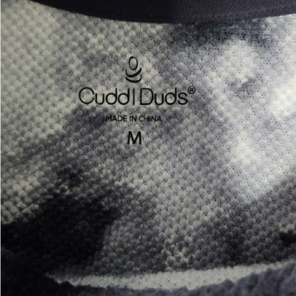 Cuddl Duds Men’s Black Thermal Underwear Top - M